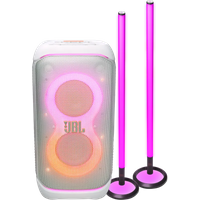 Koop met korting - JBL Partybox 320 Wit + 2x JBL Partylight Stick