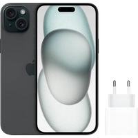 Koop met korting - Apple iPhone 15 Plus 128GB Zwart + Apple Snellader