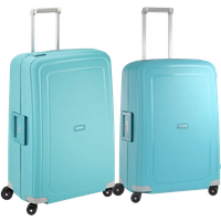 Koop met korting - Samsonite S'Cure Spinner 69+75cm Aqua Blue Kofferset