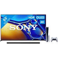 Koop met korting - Sony 65" Bravia 8 II 4K QD-OLED + Sony Bravia Theatre Bar 9 Zwart + PlayStation 5
